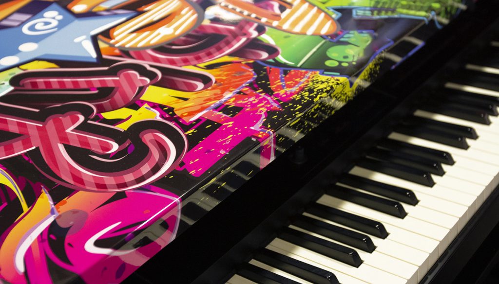 Piano i västermalmsgallerian